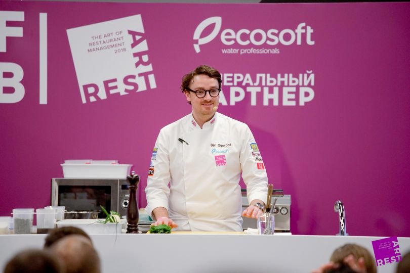 Benjamin Orpwood at RestArt Fest 2018 in Kyiv